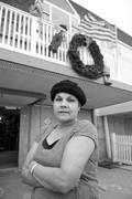 María, residente de Rockaway Beach
(Queens, este de Nueva York), permanece
en su casa cuidando las pertenencias
familiares desde el día de la tormenta