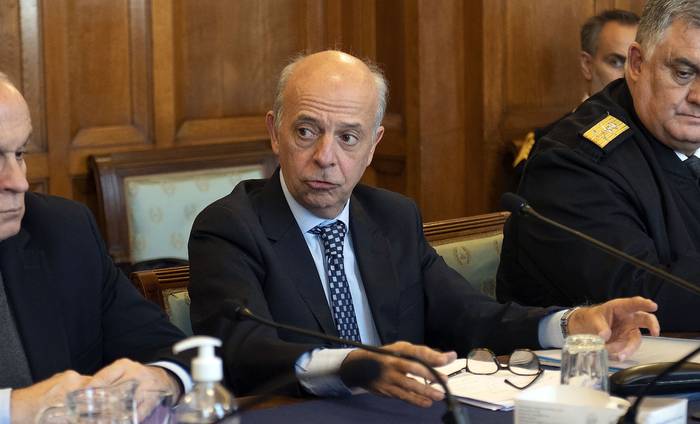Javier García, en la Comisión de Defensa (07.08.2023). · Foto: Alessandro Maradei