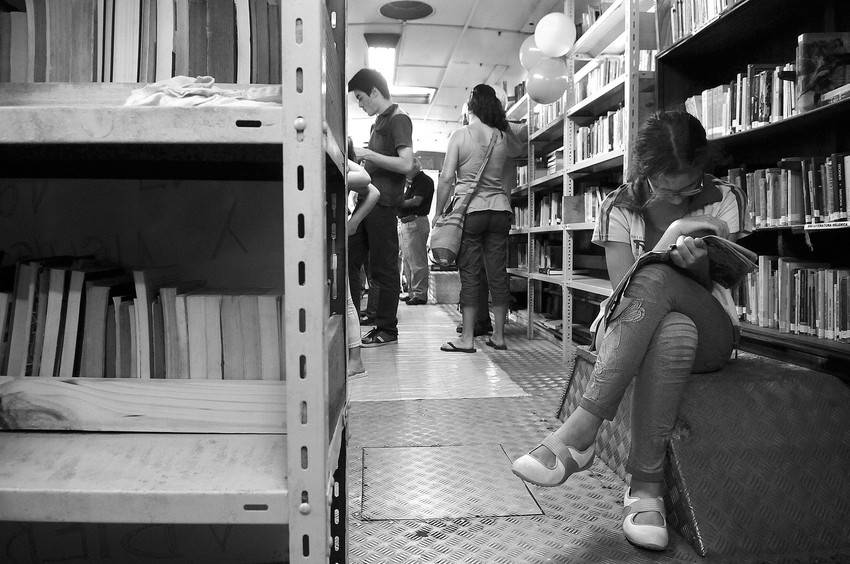 Biblioteca popular Tota Quinteros, en Lomas de Solymar. 