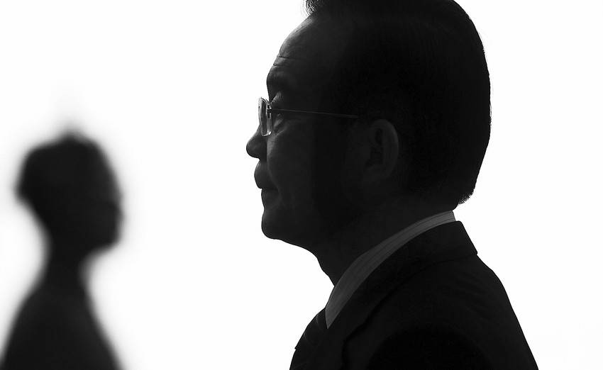 El primer ministro de la República Popular China, Wen Jiabao, fotografiado en Chile el 26 de junio. 