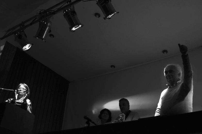 Mónica Xavier y Jorge Brovetto, el sábado, en el Club Democrático en Florida.