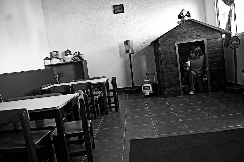 Centro de Atención a la Infancia y la Familia (CAIF), en Colonia Nicolich, departamento de Canelones. (archivo, mayo de 2008) 