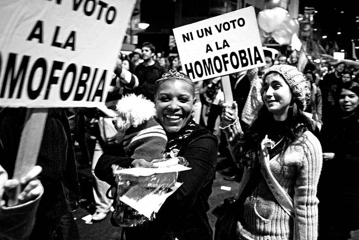 Marcha por la Diversidad de 2009.  · Foto: Pablo Nogueira