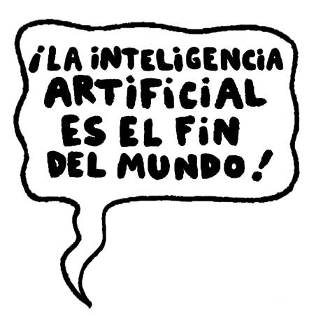 Foto principal del artículo '¡La inteligencia artificial es el fin del mundo!'