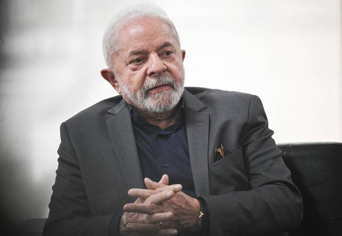 Luiz Inácio Lula Da Silva en el Palacio Presidencial Planalto en Brasilia, el 9 de enero. · Foto: Carl de Souza, AFP