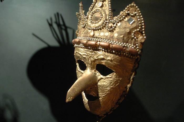 Máscara de carnaval (archivo, abril de 2009). · Foto: Iván Franco