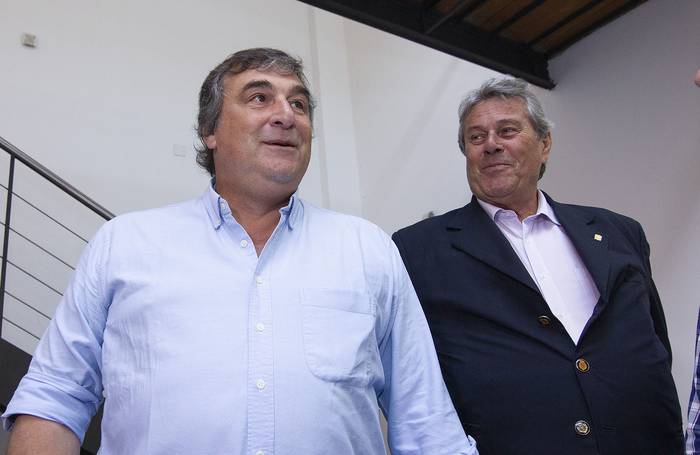 Sergio Botana y Enrique Antía (archivo, diciembre de 2019). · Foto: .