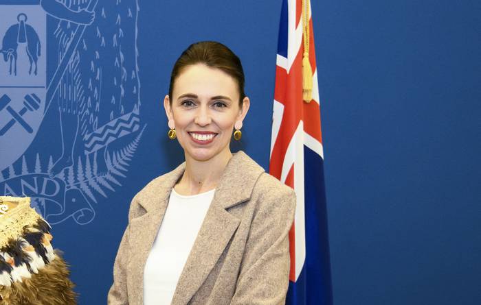 Jacinda Ardern, primera ministra de Nueva Zelanda, ayer, en Wellington. · Foto: Mark Tantrum, Departamento de Visitas Internas