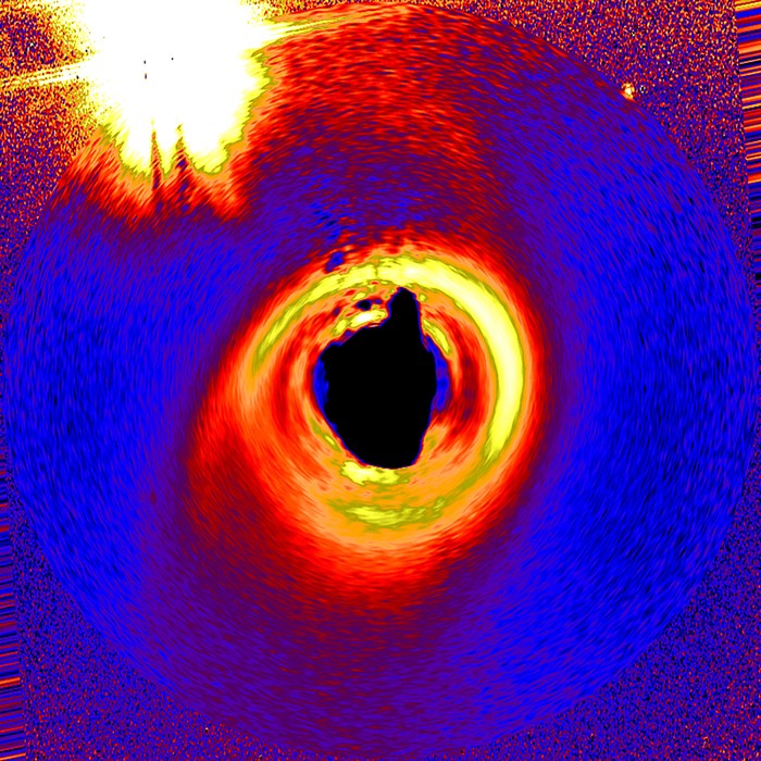 P10Disco circunstelar de la estrella HD141569A. foto NASA