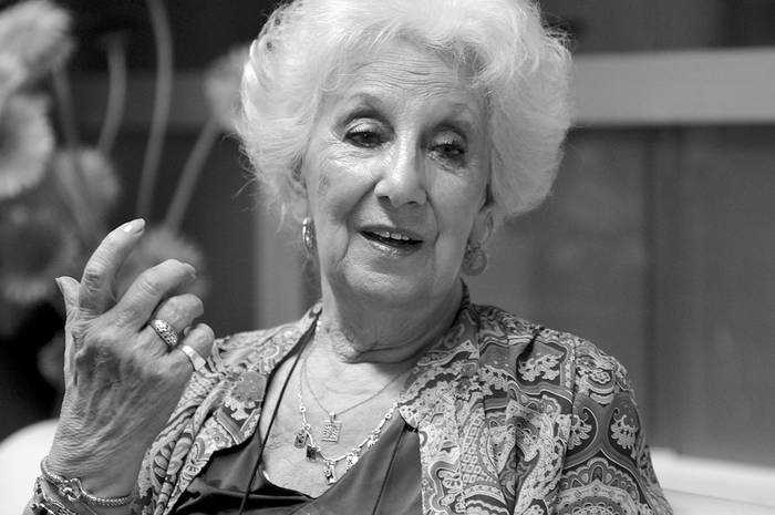 Estela Barnes de Carlotto, presidenta de Abuelas de Plaza de Mayo. Foto: Sandro Pereyra