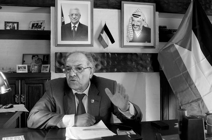 Walid Abdel-Rahim, embajador palestino en Uruguay. Foto: Pablo Vignali