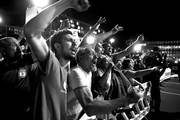 Manifestantes contra el juicio político a Dilma Rousseff, anoche, en Brasilia. Foto: Marcello Casal Jr, Agência Brasil