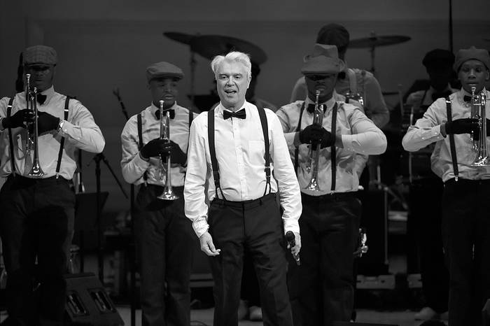 David Byrne en el Carnegie Hall de Nueva York, en marzo de 2015. Foto: Larry Busacca, AFP