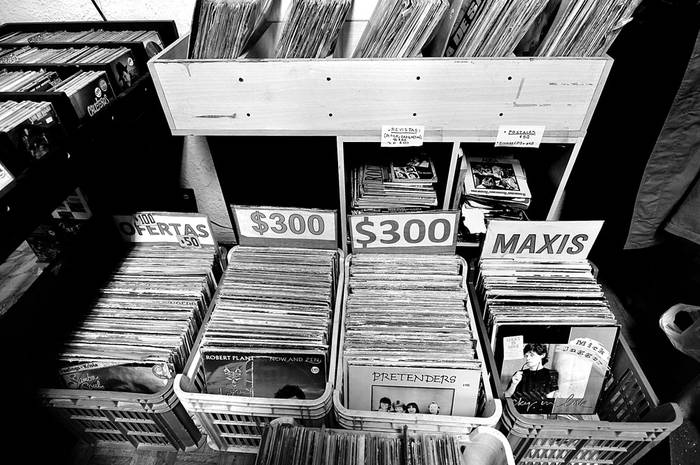 Local de venta y canje de discos de vinilo. Foto: Federico Gutiérrez