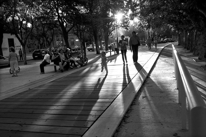 Plaza Peñarol, el jueves.  · Foto: Victoria Rodríguez