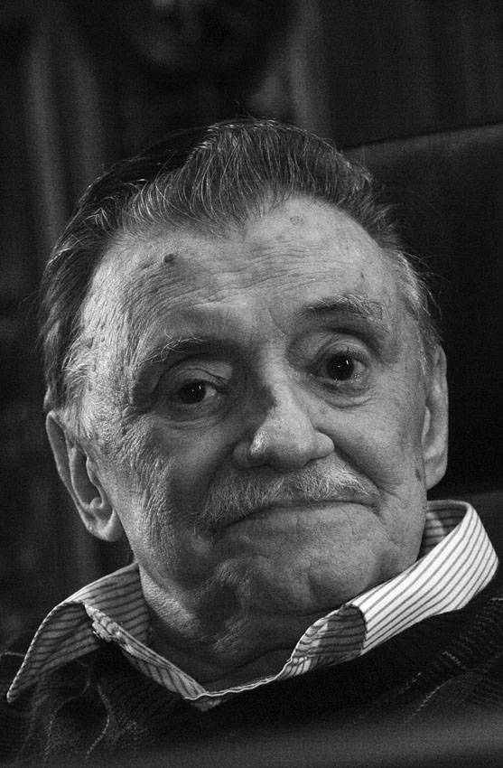 Mario Benedetti. / Foto: Javier Calvelo (archivo, setiembre de 2007)