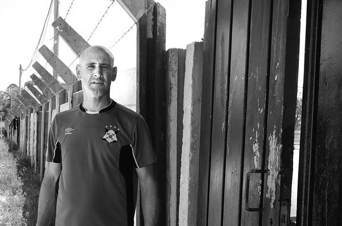 Eduardo Espinel, entrenador de Montevideo Wanderers. Foto: Alessandro Maradei