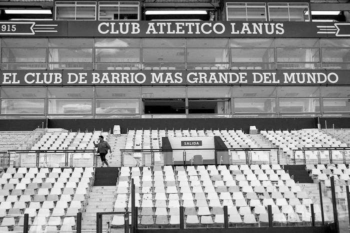 Estadio del Club Atlético Lanús, en Buenos Aires. Foto: Eitan Abramovich, AFP (archivo, noviembre de 2017)