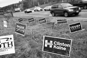 Campaña electoral en Salem, New Hampshire, Estados Unidos. Foto: Dominick Reuter, AFP
