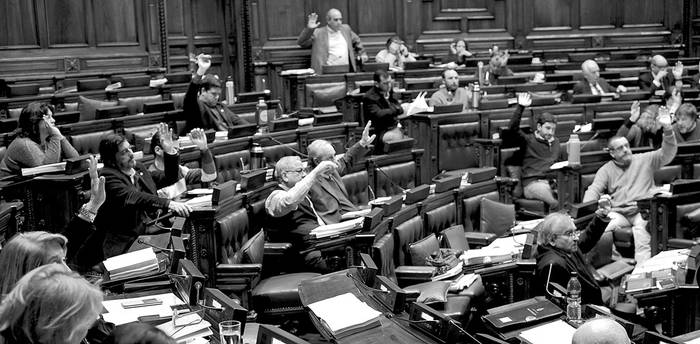 Sesión de la Cámara de Diputados, el martes. Foto: Pablo Vignali