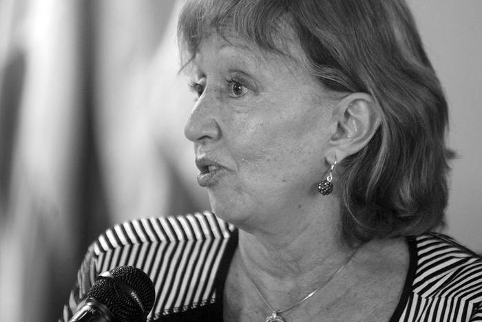 María Julia Muñoz. Foto: Pedro Rincón (archivo, diciembre de 2014)