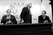 Conferencia de prensa de Danilo Astori, ayer, en la Torre Ejecutiva. Foto: Pablo Vignali