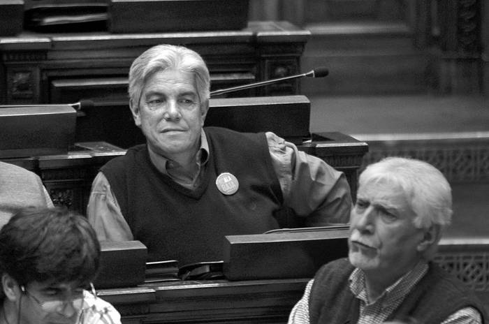 Luis Puig en la Cámara de Diputados. Foto: Iván Franco (archivo, setiembre de 2014)
