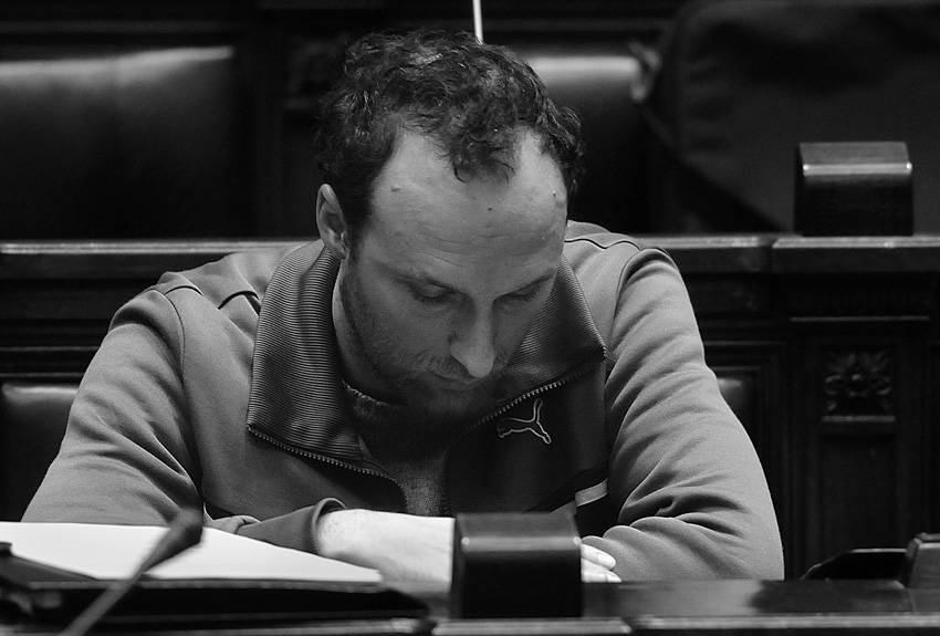 Sebastián Sabini en la Cámara de Diputados. (archivo, junio de 2012) 