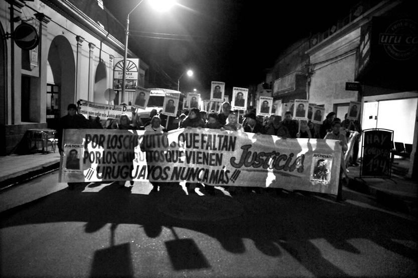 Marcha del Silencio, el 20 de mayo, en Carmelo. 