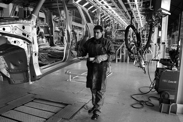 Planta de ensamblado automotor Chery–Socma, en Canelones. (archivo, mayo de 2008) 