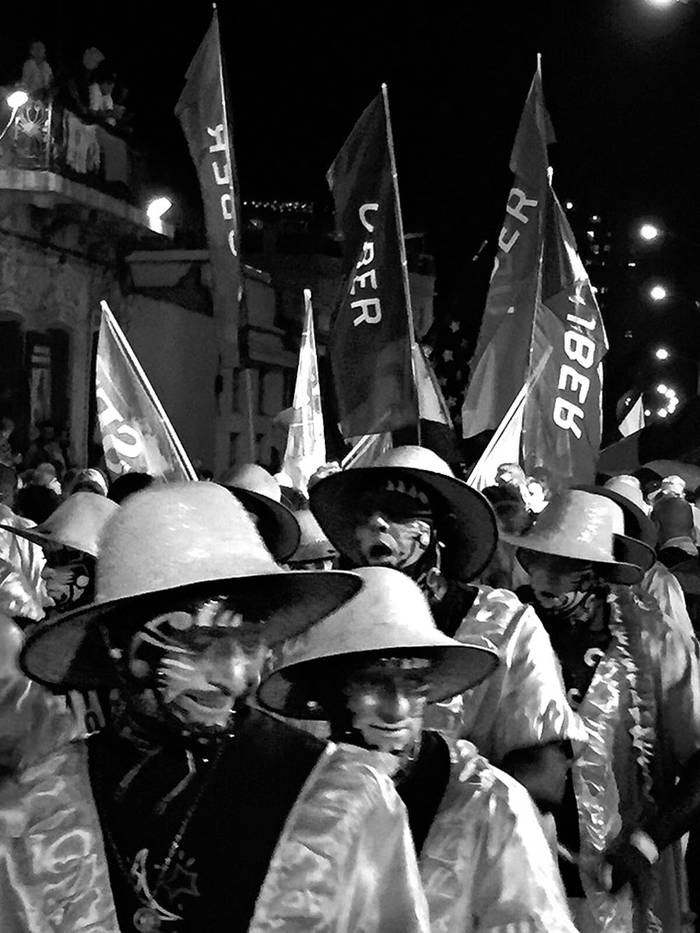 Desfile de Llamadas el viernes. Foto: Uber, s/d de Autor