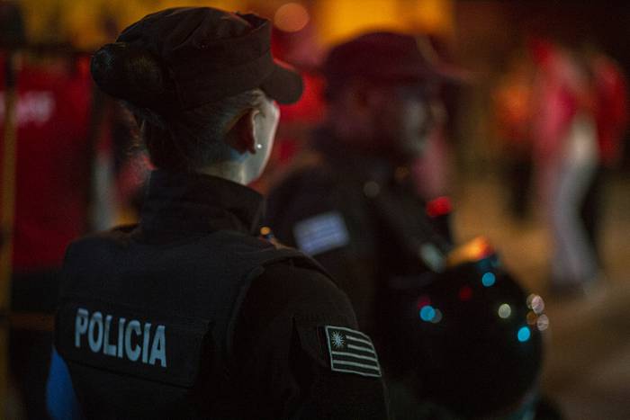 Policías de Montevideo (archivo, mayo de 2022). · Foto: .