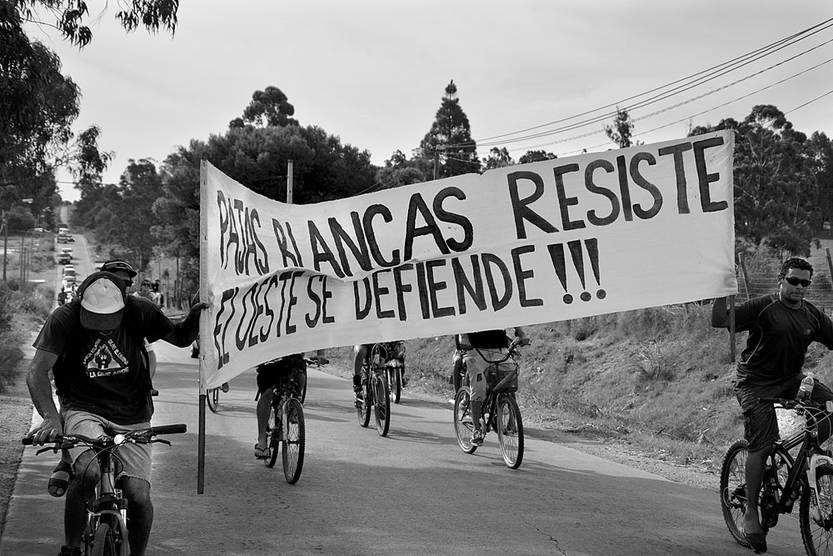 Marcha contra la minería, el domingo 17, en Pajas Blancas. Foto: Iván Franco