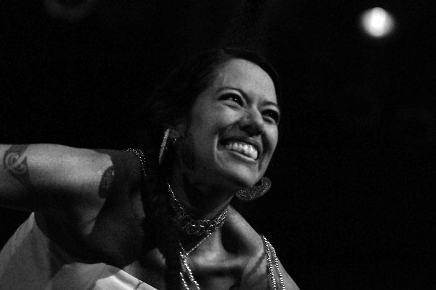 Lila Downs en el Cine Teatro Plaza. (archivo, agosto de 2010) 
