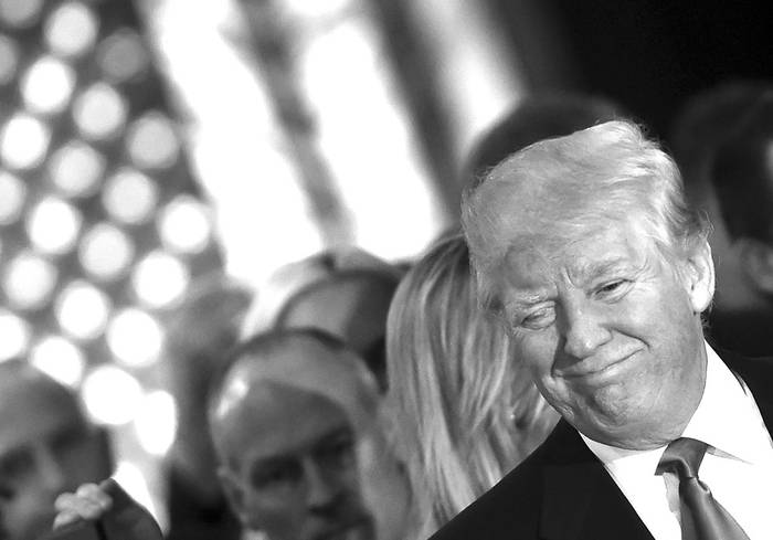 El candidato presidencial republicano de Estados Unidos Donald Trump, en Nueva York. / Foto: Jewel Samad, AFP