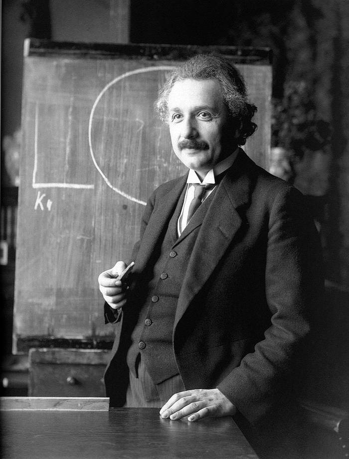 Albert Einstein en 1921. Foto: F. Schmutzer
