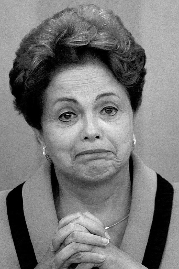 Dilma Rousseff, presidenta brasileña, durante un discurso, ayer, en Brasilia, Brasil. Foto: Fernando
Bizerra Jr, Efe