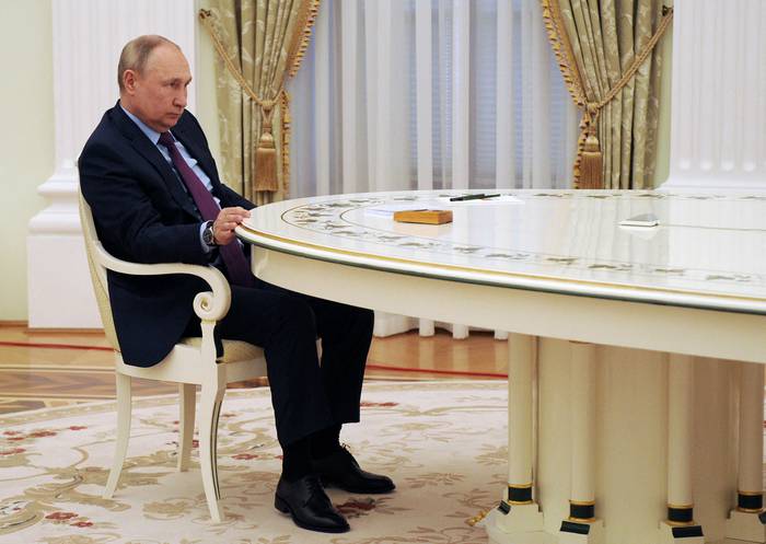 Vladimir Putin (archivo, febrero de 2022). · Foto: Mikhail Klimentyev, Sputnik, AFP