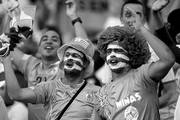 Hinchas de Uruguay en el estadio Maracaná de Rio de Janeiro, Brasil. Foto: Sandro Pereyra
