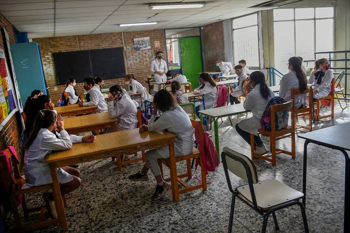 Escuela 38 de La Unión. · Foto: Daniel Rodríguez, adhocFOTOS