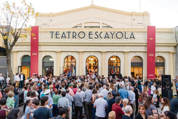 Reinauguración del teatro Escayola. · Foto: Intendencia de Tacuarembó