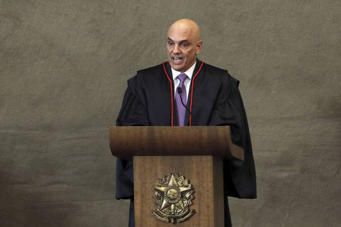 Alexandre de Moraes, ministro del Supremo Tribunal Federal (archivo, diciembre de 2022). · Foto: Fabio Rodrigues Pozzebom, Abr 