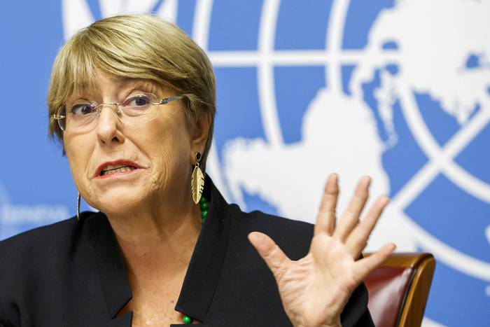 Michelle Bachelet, Alta Comisionada de las Naciones Unidas para los Derechos Humanos (archivo, setiembre de 2019). · Foto: Salvatore Di Nolfi, EFE