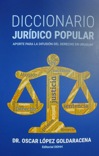 Foto de tapa de Diccionario jurídico popular. Aporte para la difusión del derecho en Uruguay