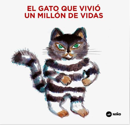 Foto de tapa de El gato que vivió un millón de vidas