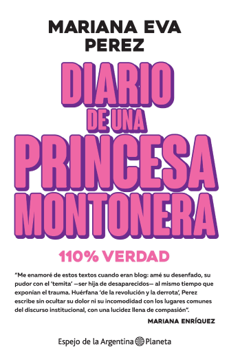 Foto de tapa de Diario de una  princesa montonera