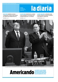 Tapa de la diaria del jueves 19 de marzo de 2015