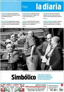 Tapa de la diaria del miércoles 14 de marzo de 2018