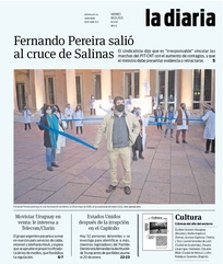 Tapa de la diaria del viernes 8 de enero de 2021