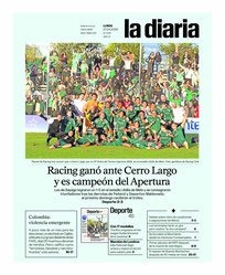 Tapa de la diaria del lunes 27 de abril de 2026